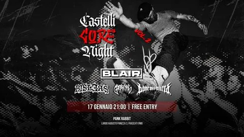 Castelli Core Night Vol.2 - Evento underground curato da Castelli Core